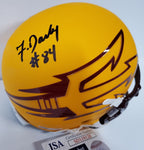 Frank Darby Autographed Signed Arizona State Sun Devils Mini Helmet Jsa Coa