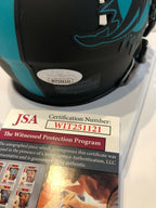 Oj Mcduffie Autographed Signed Miami Dolphins Speed Eclipse Mini Helmet Jsa Coa