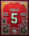 Framed San Francisco 49Ers Jeff Garcia Autographed Signed Jersey Beckett Holo