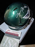 Philadelphia Eagles Bryce Huff Autographed Signed Speed Mini Helmet Jsa Coa
