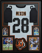 Framed Cincinnati Bengals Joe Mixon Autographed Jersey Jsa Coa