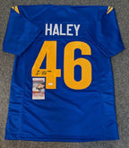 Los Angeles Rams Grant Haley Autographed Signed Jersey Jsa Coa