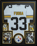 Framed Pittsburgh Steelers John Frenchie Fuqua Autographed Signed Jersey Jsa Coa