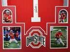 Framed Ohio State Buckeyes Justin Fields Autographed Signed Jersey Jsa Coa