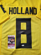 Oregon Ducks Jevon Holland Autographed Signed Jersey Jsa Coa