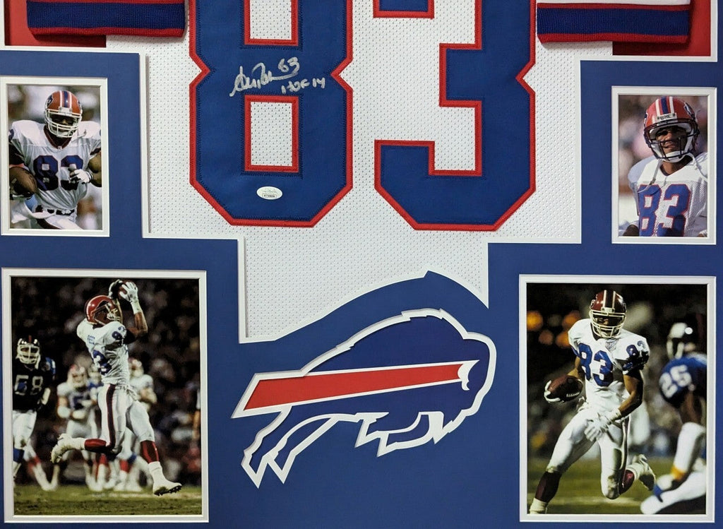 Framed Buffalo Bills Andre Reed Autographed Signed Inscribed  Jersey Jsa Coa