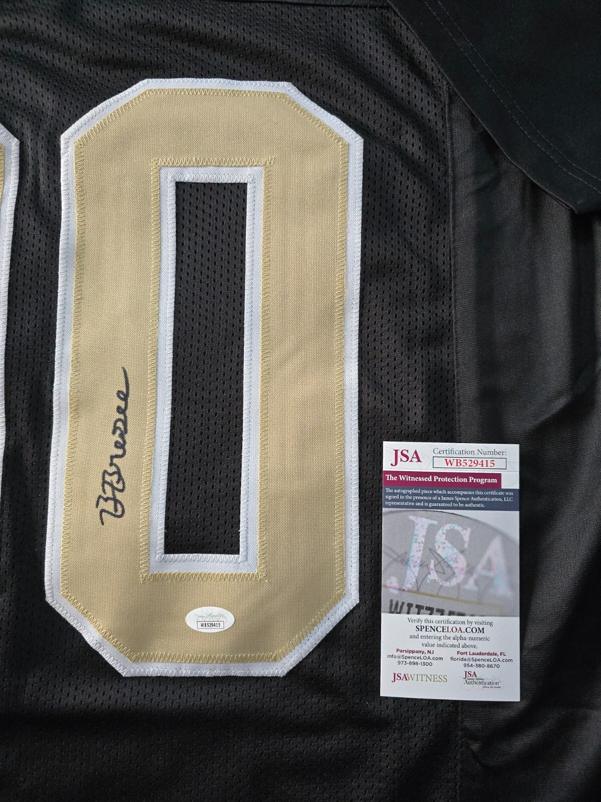 New Orleans Saints Bryan Bresee Autographed Signed Jersey Jsa Coa