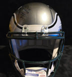Philadelphia Eagles 3X Signed/2X Inscribed Full Size Flash Replica Helmet Jsa