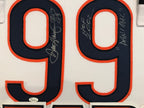 Framed Dan Hampton Autographed Signed Inscribed Chicago Bears Jersey Jsa Coa