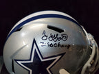 Dallas Cowboys Jim Jeffcoat Signed Insc Full Size Speed Replica Helmet Jsa Coa