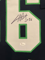 Framed Cliff Avril Autographed Signed Seattle Seahawks Jersey Jsa Coa