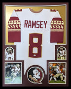 Framed Florida State Seminoles Jalen Ramsey Autographed Jersey Jsa Coa