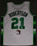 Milwaukee Bucks Alvin Robertson Autographed Signed Jersey Jsa Coa