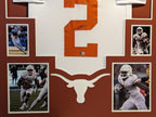Framed Texas Longhorns Roschon Johnson Autograph Signed Jersey Beckett Holo
