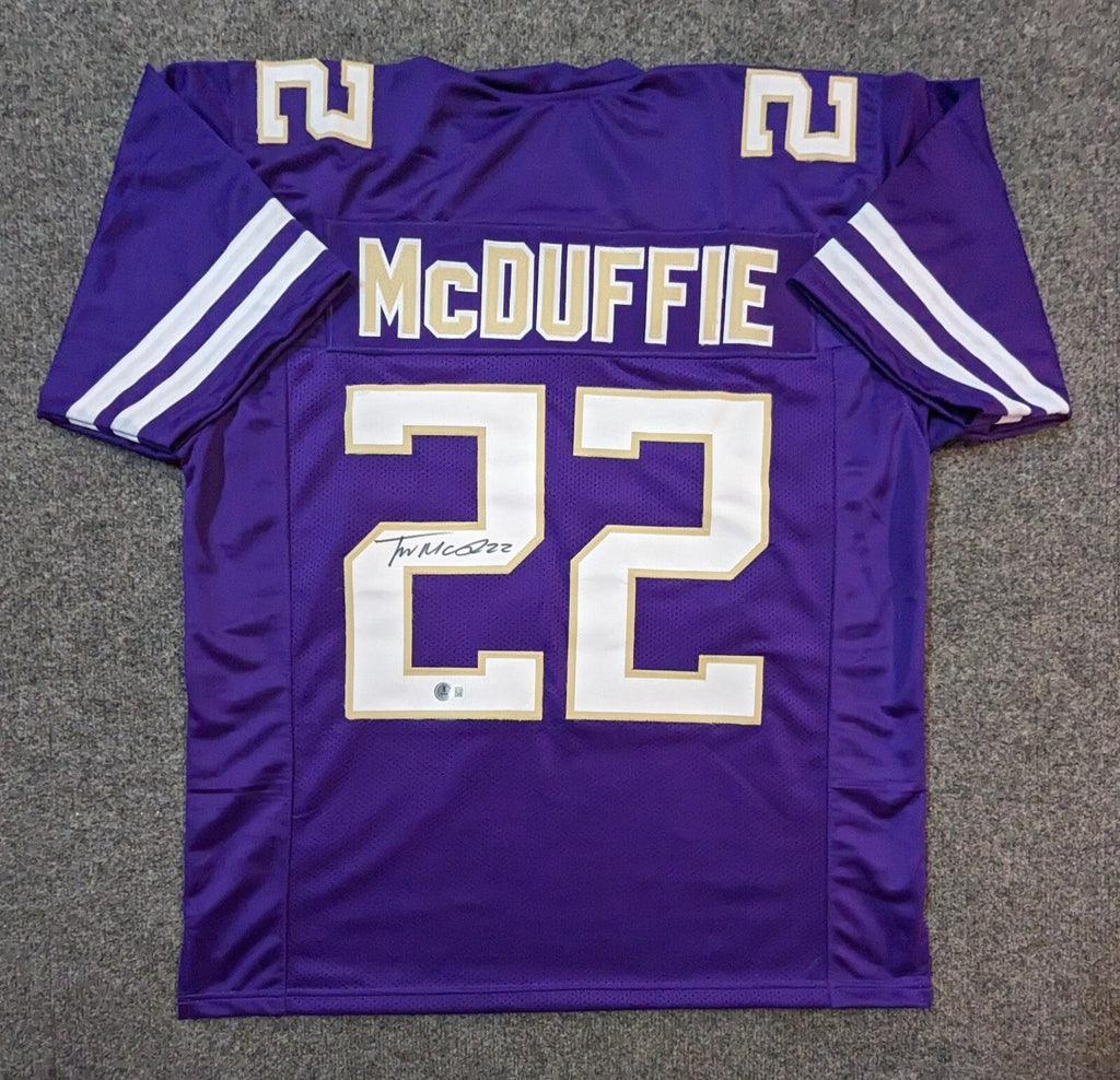 Washington Huskies Trent Mcduffie Autographed Signed Jersey Beckett Holo