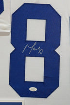 Framed Indianapolis Colts Marvin Harrison Signed Jersey Jsa Coa