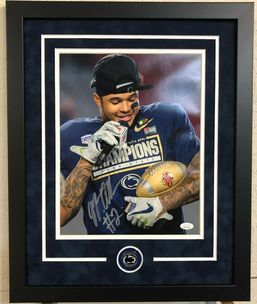Framed Signed Marcus Allen Penn State 11X14 Photo Jsa Coa