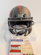 Denver Broncos Patrick Surtain Ii Signed Eclipse White Sig Mini Helmet Jsa Coa