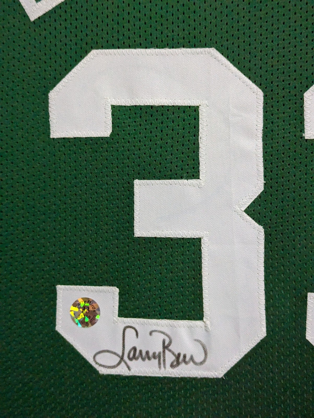 Framed Boston Celtics Larry Bird Autographed Signed Jersey Larry Bird Holo