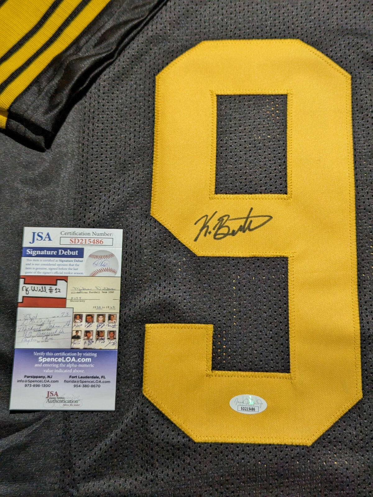 Pittsburgh Steelers Keeanu Benton Autographed Signed Color Rush Jersey Jsa Coa