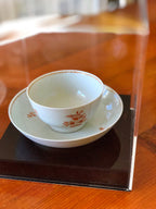 JOHN ADAMS * Personally OWNED & USED Teacup & Saucer * Boston Tea Party