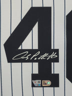 Framed Suede Andy Pettitte Autographed Signed New York Yankees Jersey Fanatics