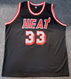 Miami Heat Alonzo Mourning Autographed Signed Jersey Jsa Coa