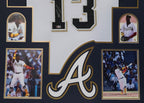 Framed Atlanta Braves Ronald Acuna Jr Autographed Jersey Acuna Hologram