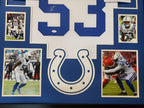 Framed Indianapolis Colts Darius Shaquille Leonard Signed Jersey Jsa Coa