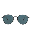 Round-Frame Titanium Sunglasses