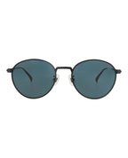 Round-Frame Titanium Sunglasses