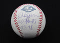 Ed Figueroa Signed/Auto Yankees 100th OML Baseball JSA Inscr 186650