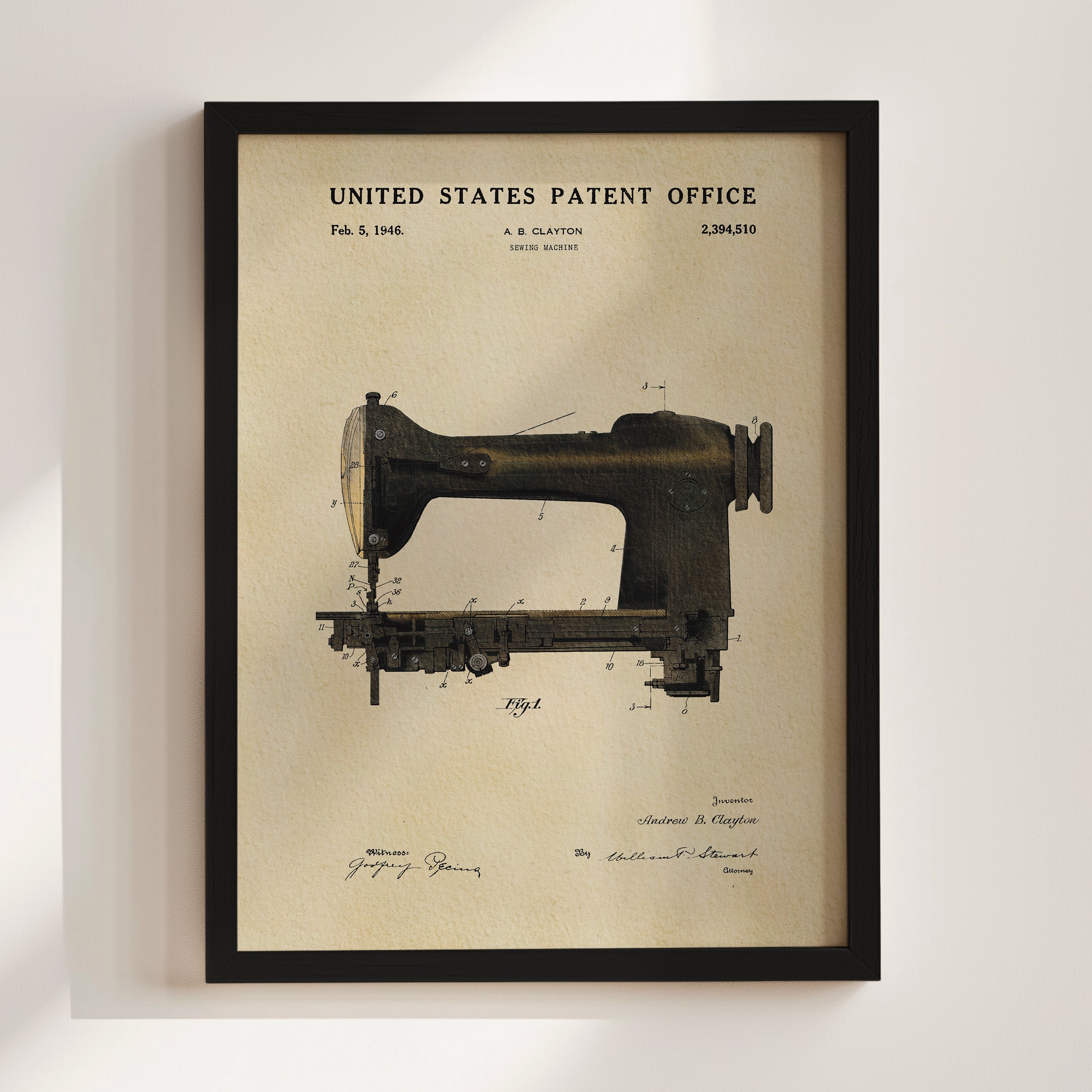 Black Sewing Machine (1946)