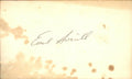 Earl Averill HOF Detroit Tigers d.1983 Signed/Autographed 3x5 Index Card 162571