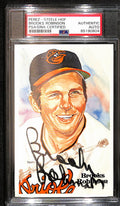 Brooks Robinson HOF Signed 1983 Perez Steele Postcard Orioles PSA/DNA 187424