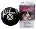 Phil Esposito HOF Signed/Auto Hockey Puck Boston Bruins JSA 186371