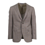 Pal Zileri // Plaid Wool 2 Button Sport Coat // Brown