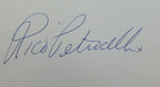 Rico Petrocelli 1967 Boston Red Sox Signed 3x5 Index Card with 5x7  Photo 158525