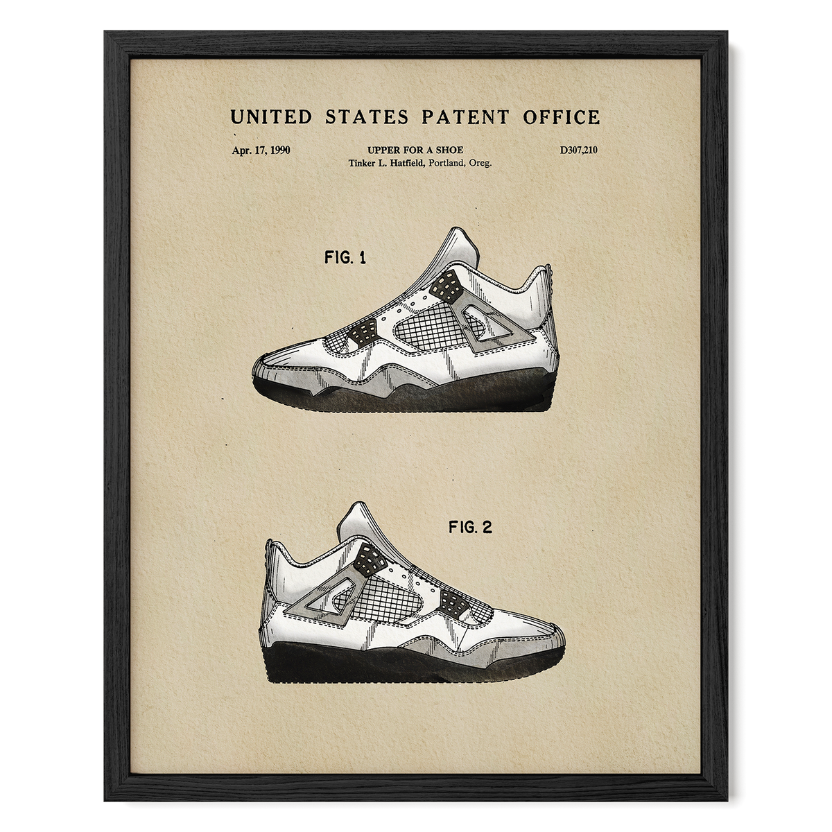 White Basketball Shoe (1990)