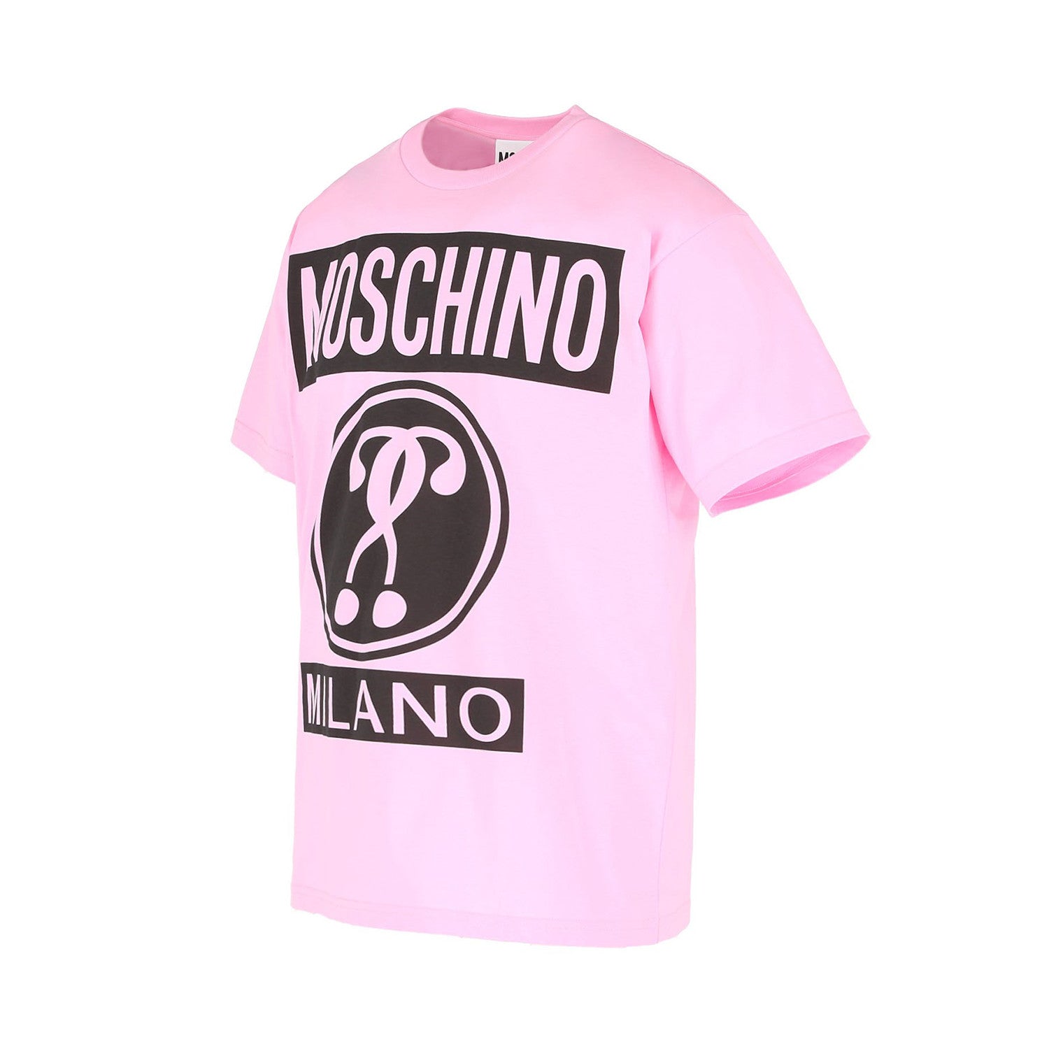 Unisex Bold Logo T- Shirt // Pink + Black