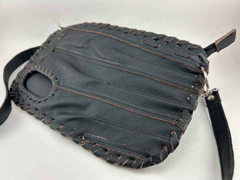 Black Finger Glove Purse - Blank No Patch