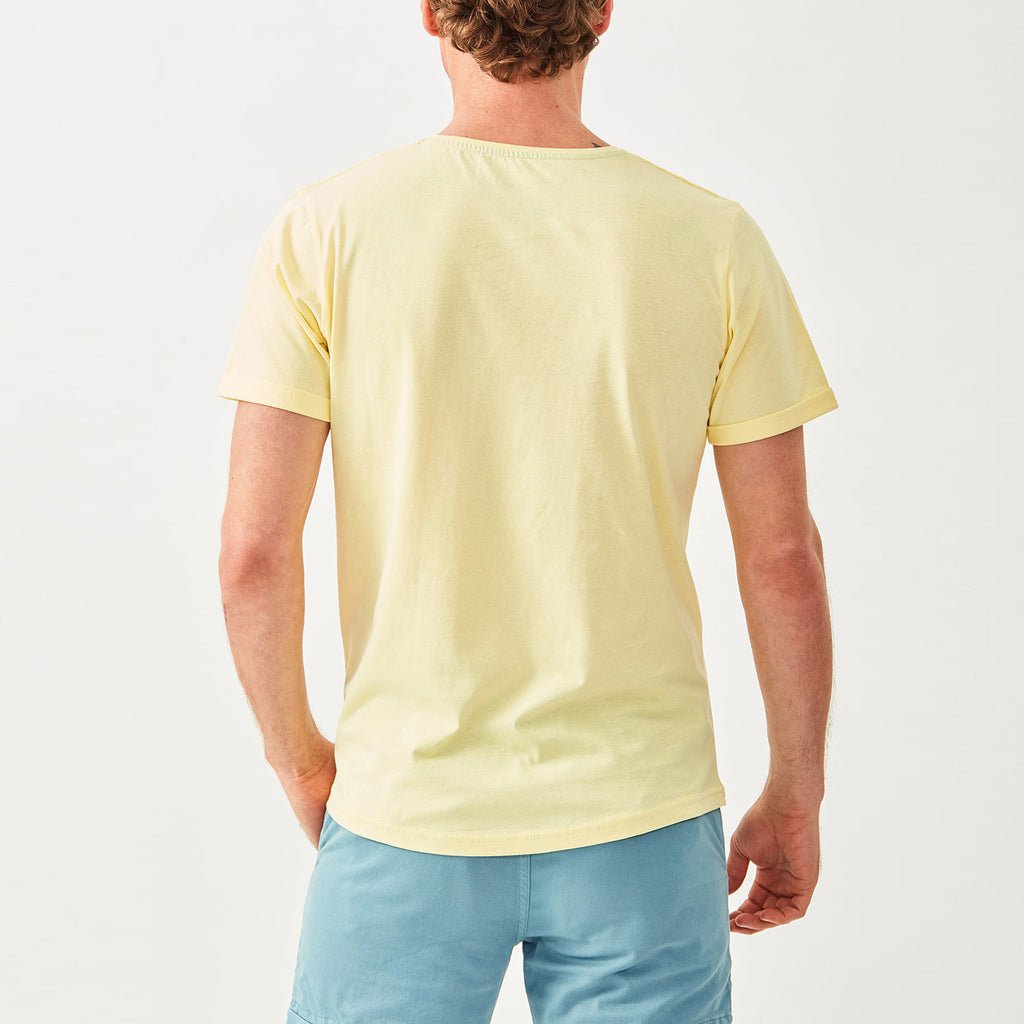 Palm Triangle T-Shirt // Yellow