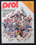 1977 Pro! Washington Redskins vs. New England Patriots Program 09/04