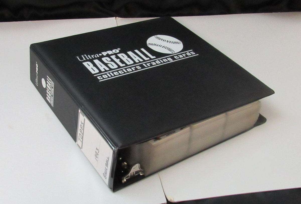 1993 Topps Complete Baseball Set (825) In Binder w/Pages Derek Jeter RC 192009