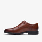 Steadwell Cap // Cap-Toe Derby // Dark Tan Leather