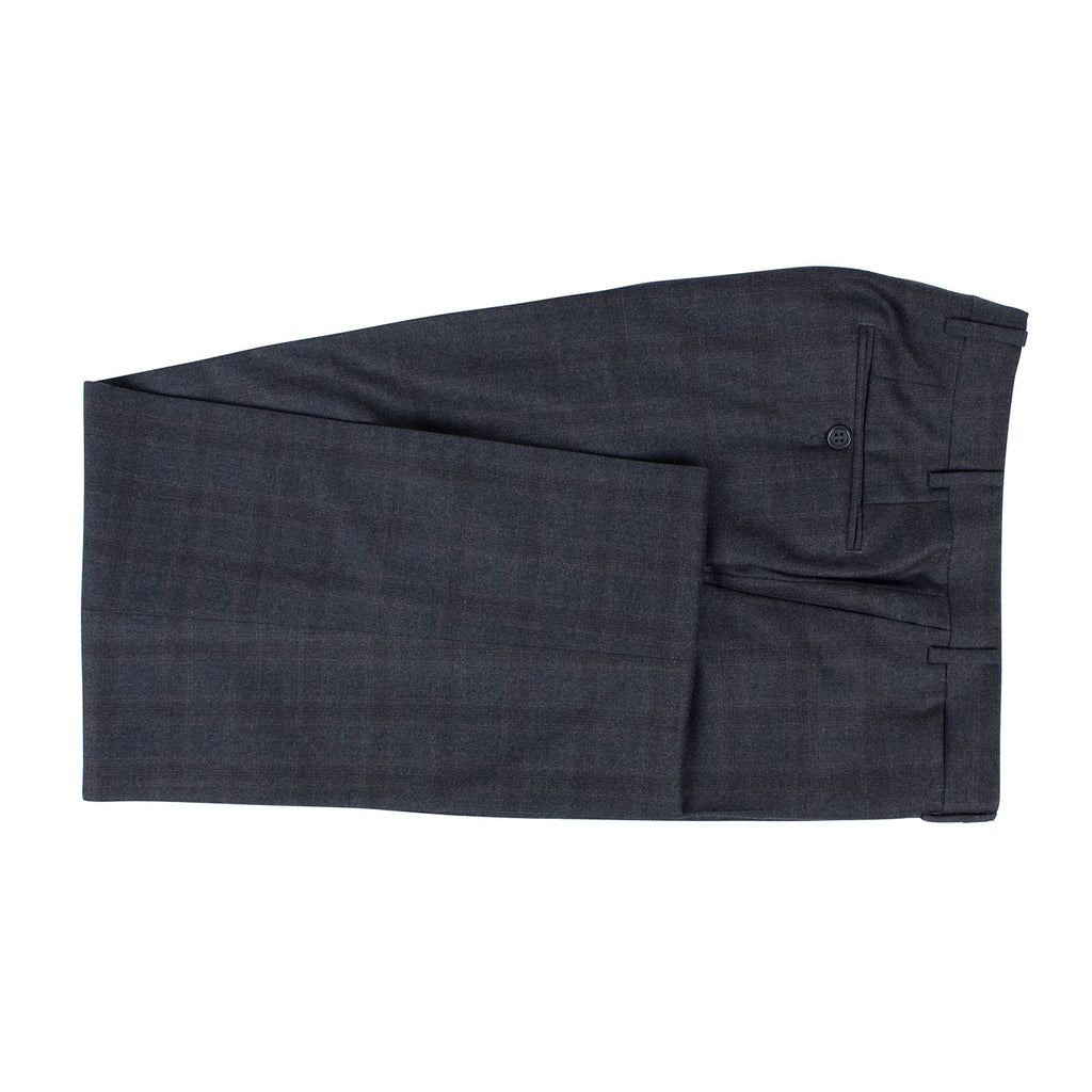 Windowpane Wool 2 Button Suit // Charcoal