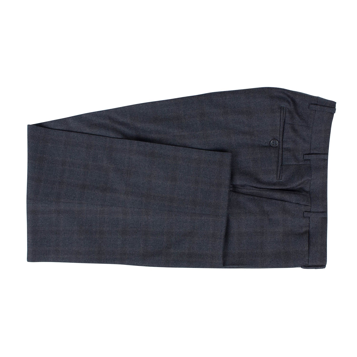 Windowpane Wool 2 Button Suit // Charcoal