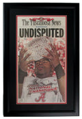 Tuscaloosa News 2009 National Champs Alabama Crimson Tide Newspaper Framed152276