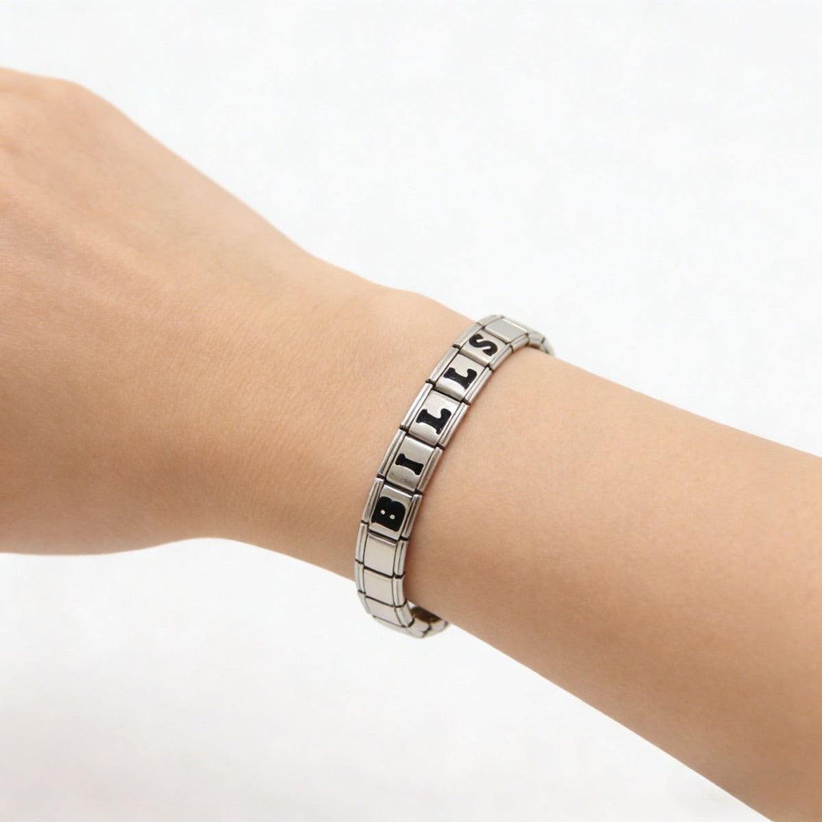 Buffalo Bills Italian Charm Bracelet – Perfect Fan Gift for Birthday, Christmas, Valentine’s Day & Game Day
