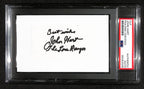 John Hart Signed/Inscribed Cut on 3x5 Index Card "Lone Ranger" PSA/DNA 184265